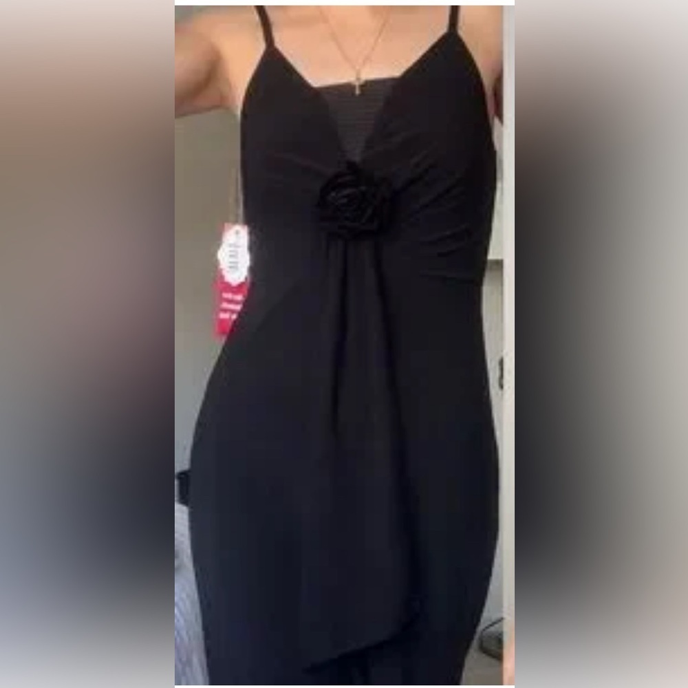 Women’s AUW Black Maxi Dress, size medium